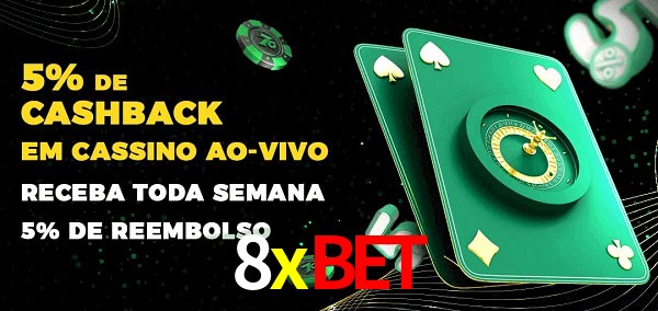 Promoções do cassino ao Vivo 8xbet